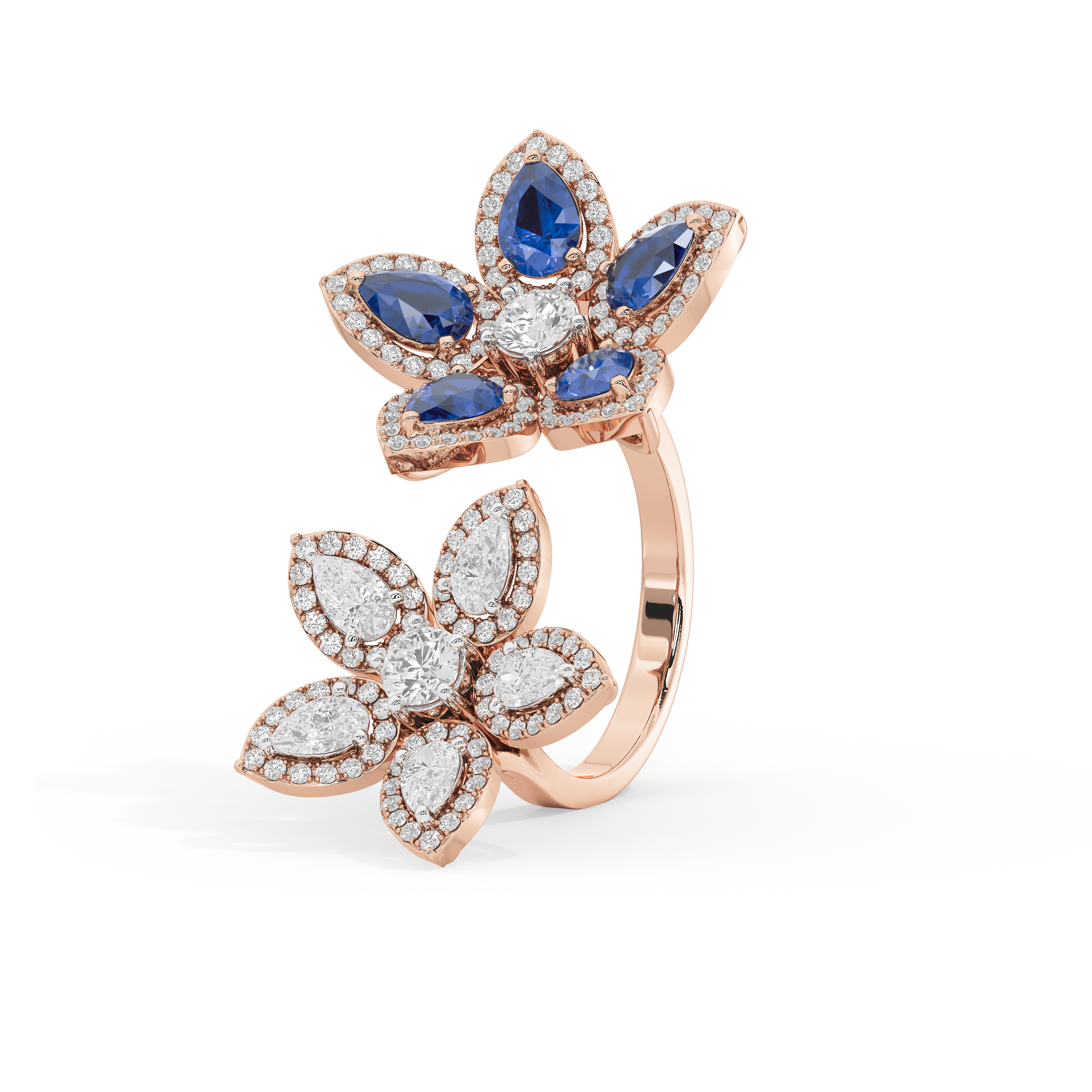 Floral Bloom Cocktail Ring