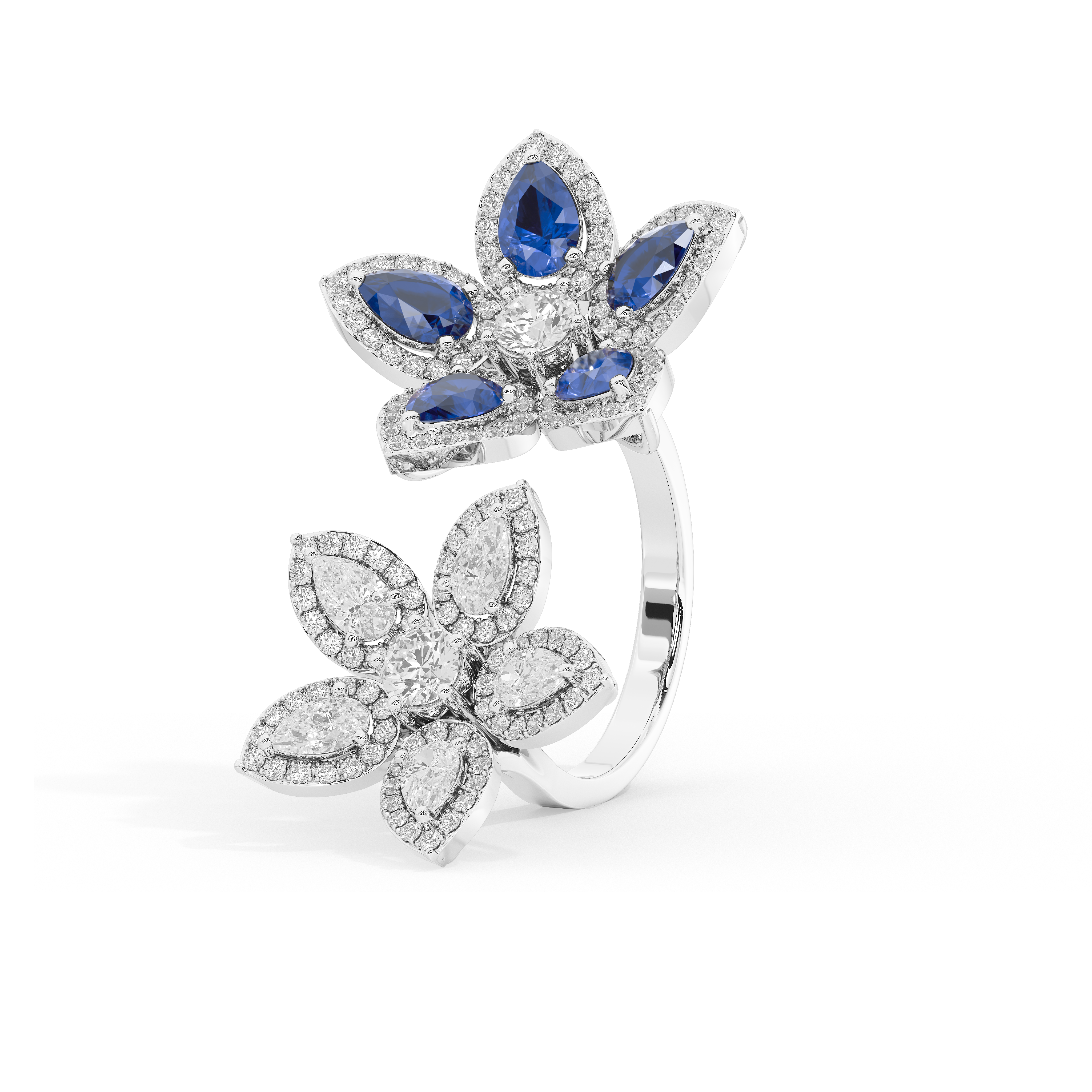 Floral Bloom Cocktail Ring