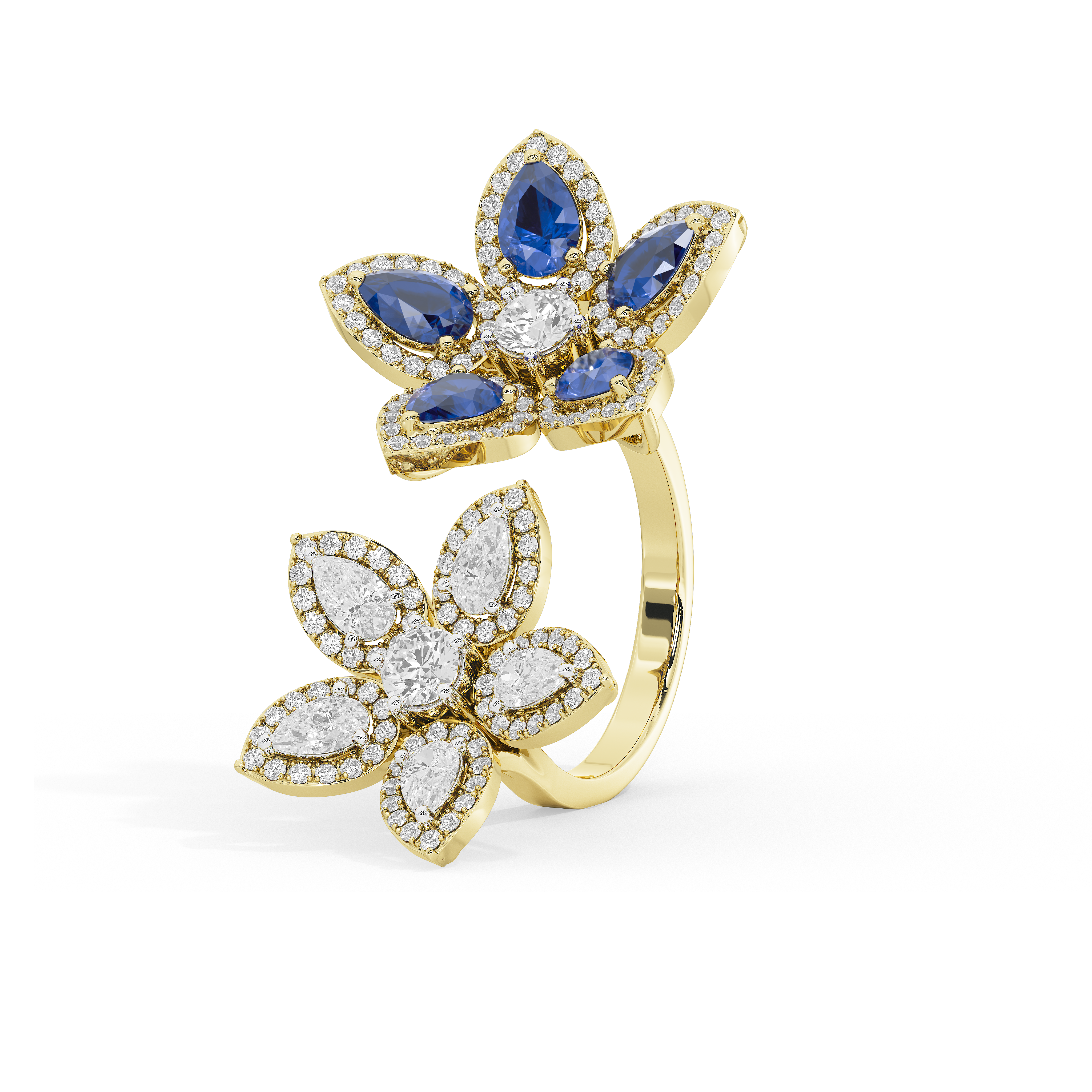 Floral Bloom Cocktail Ring