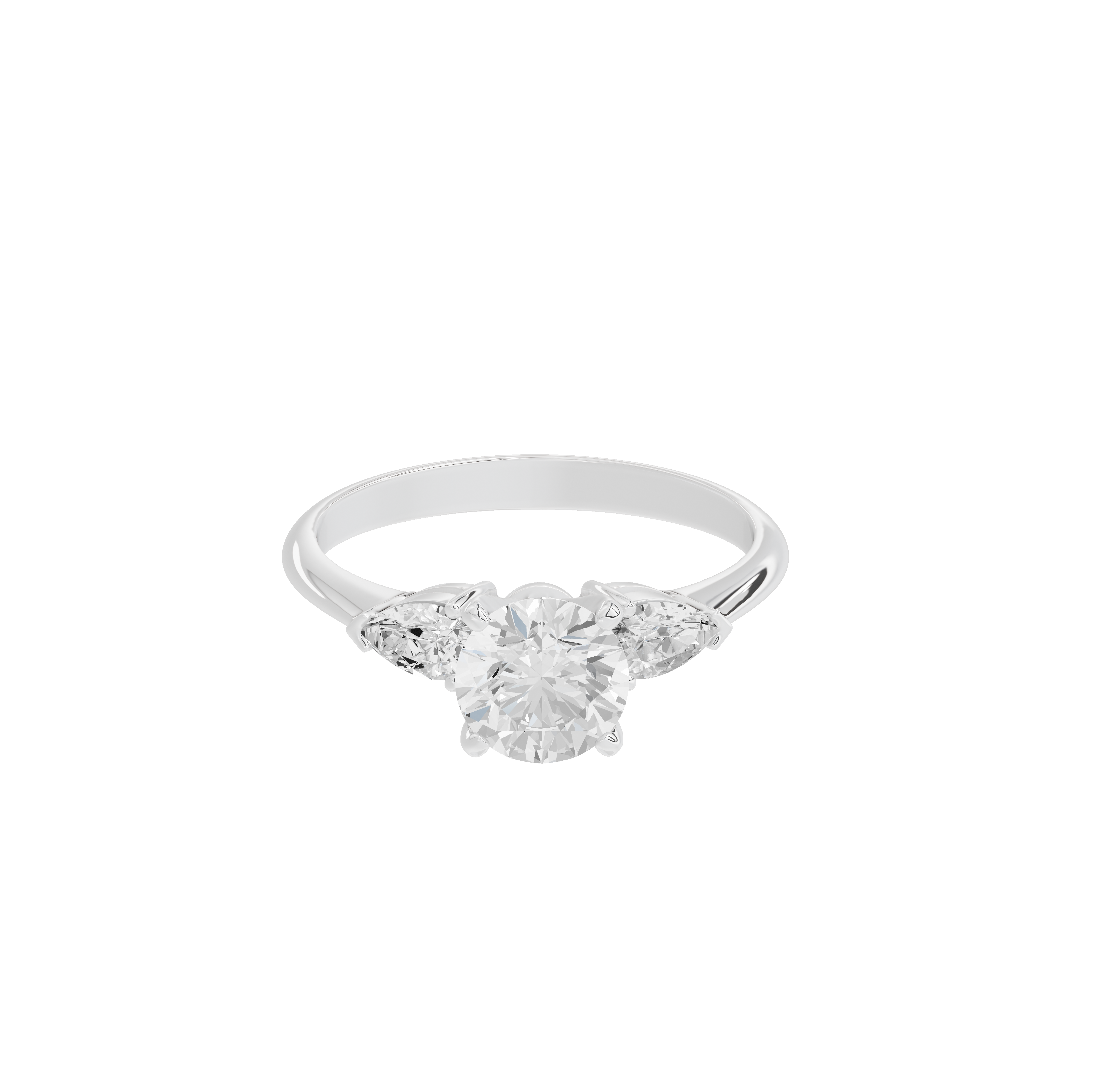 Stardust Curve Ring