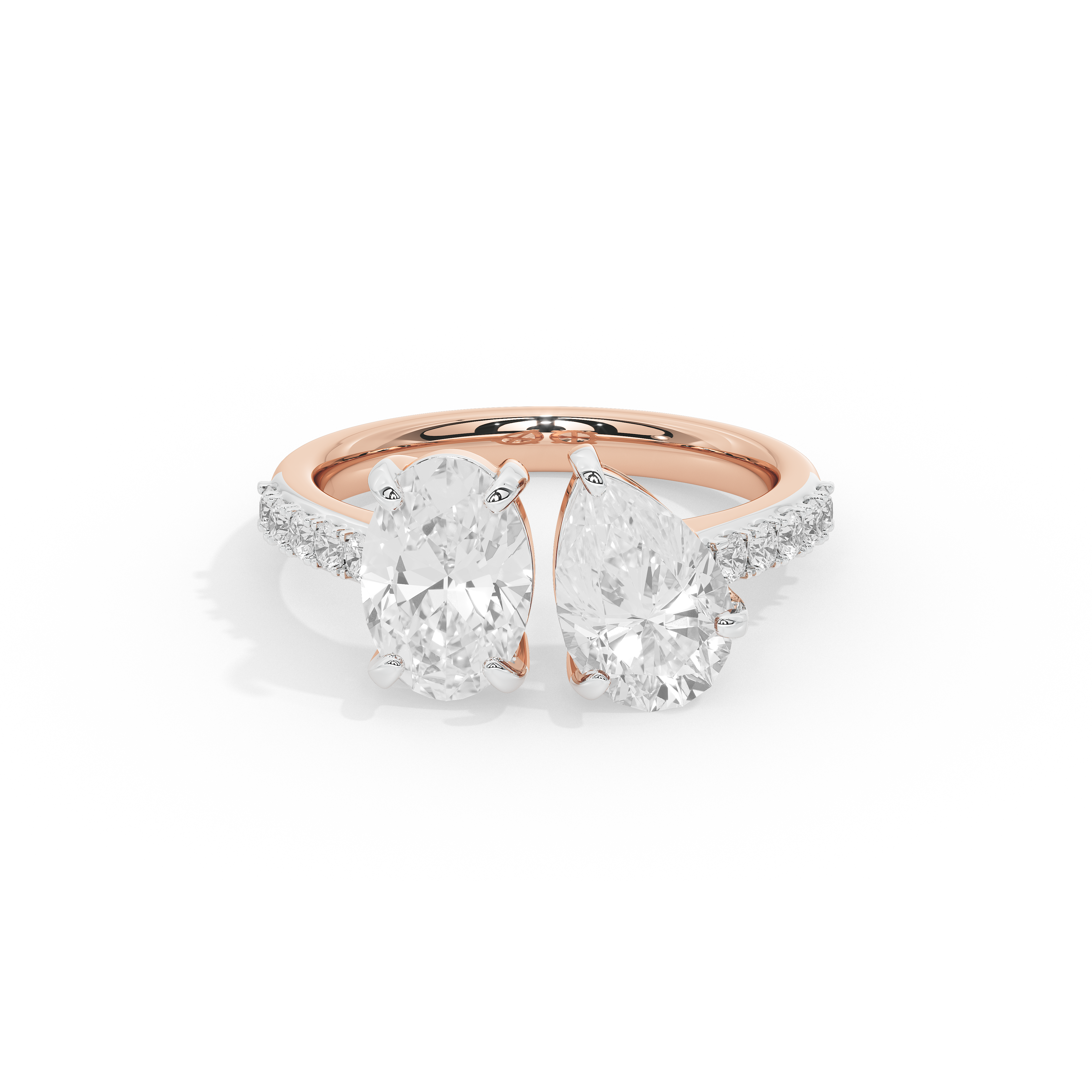 Two shape diamond ring