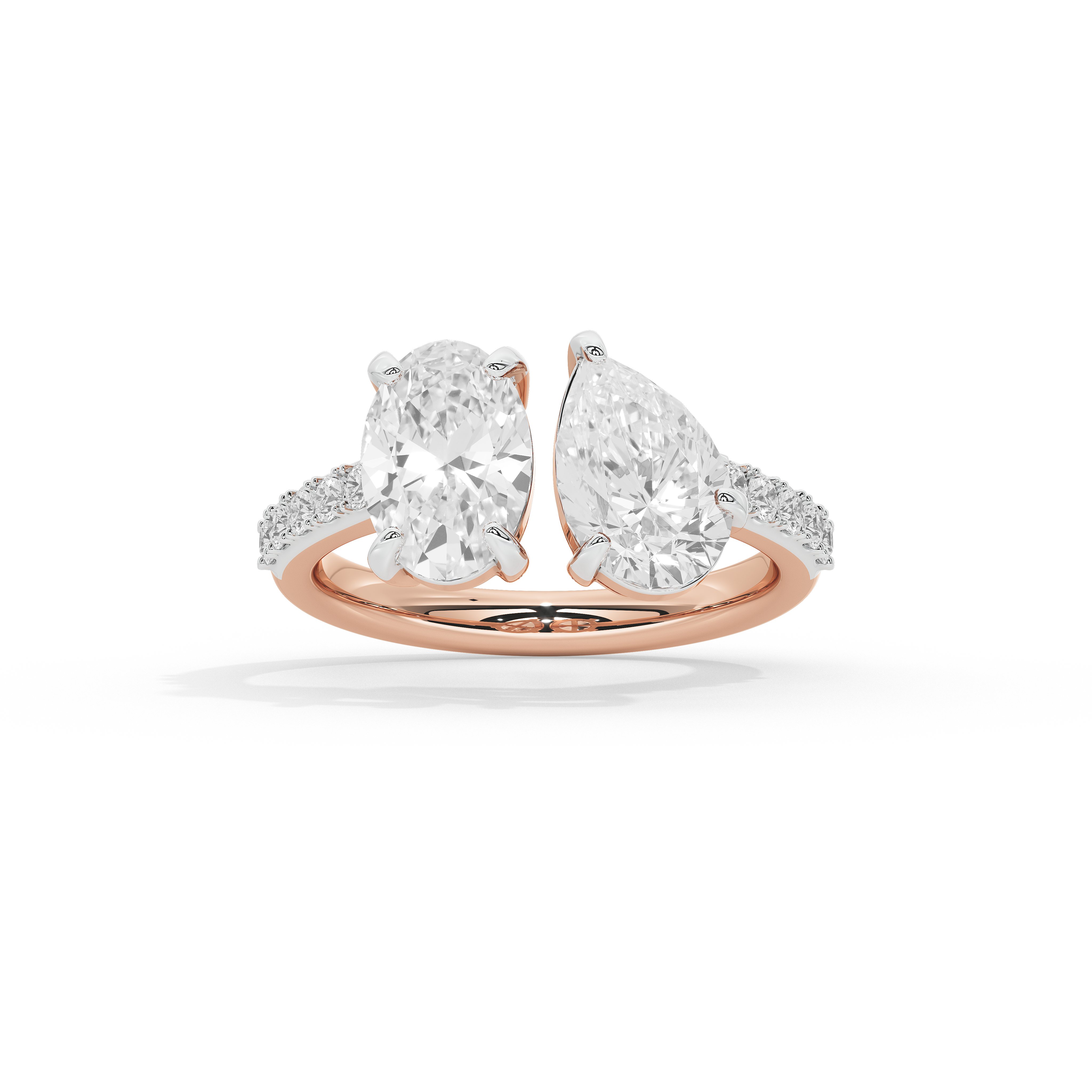 Two shape diamond ring