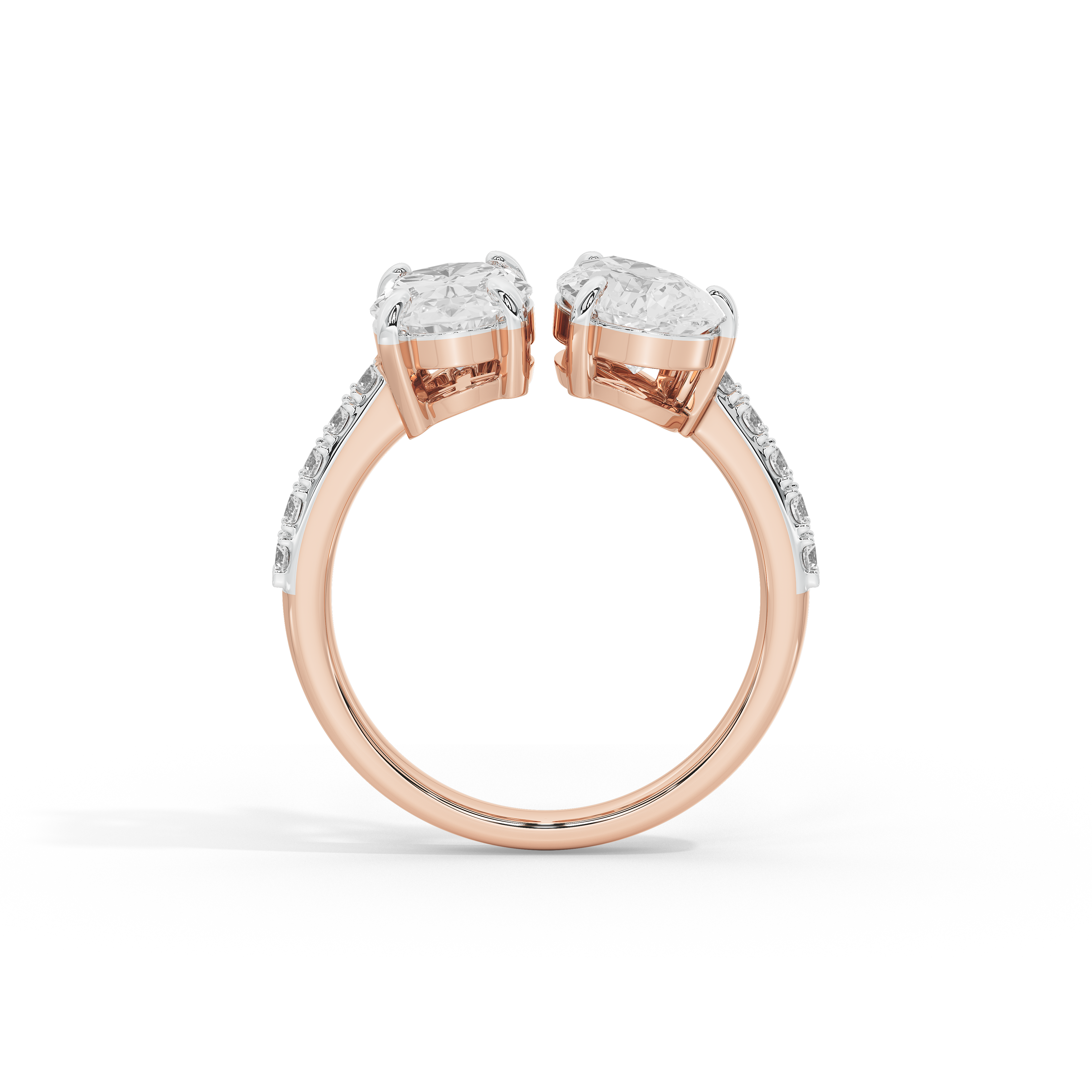 Two shape diamond ring