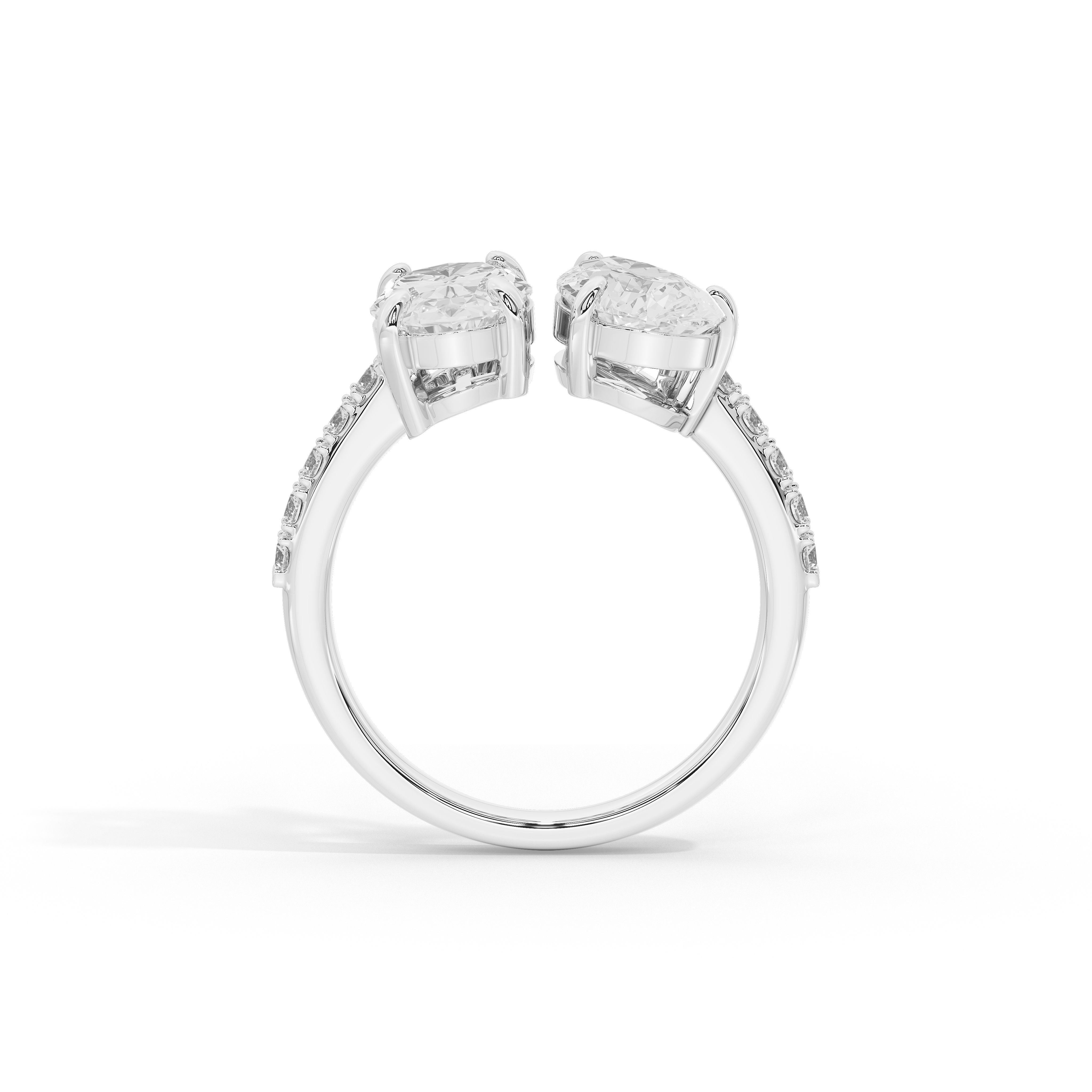 Two shape diamond ring