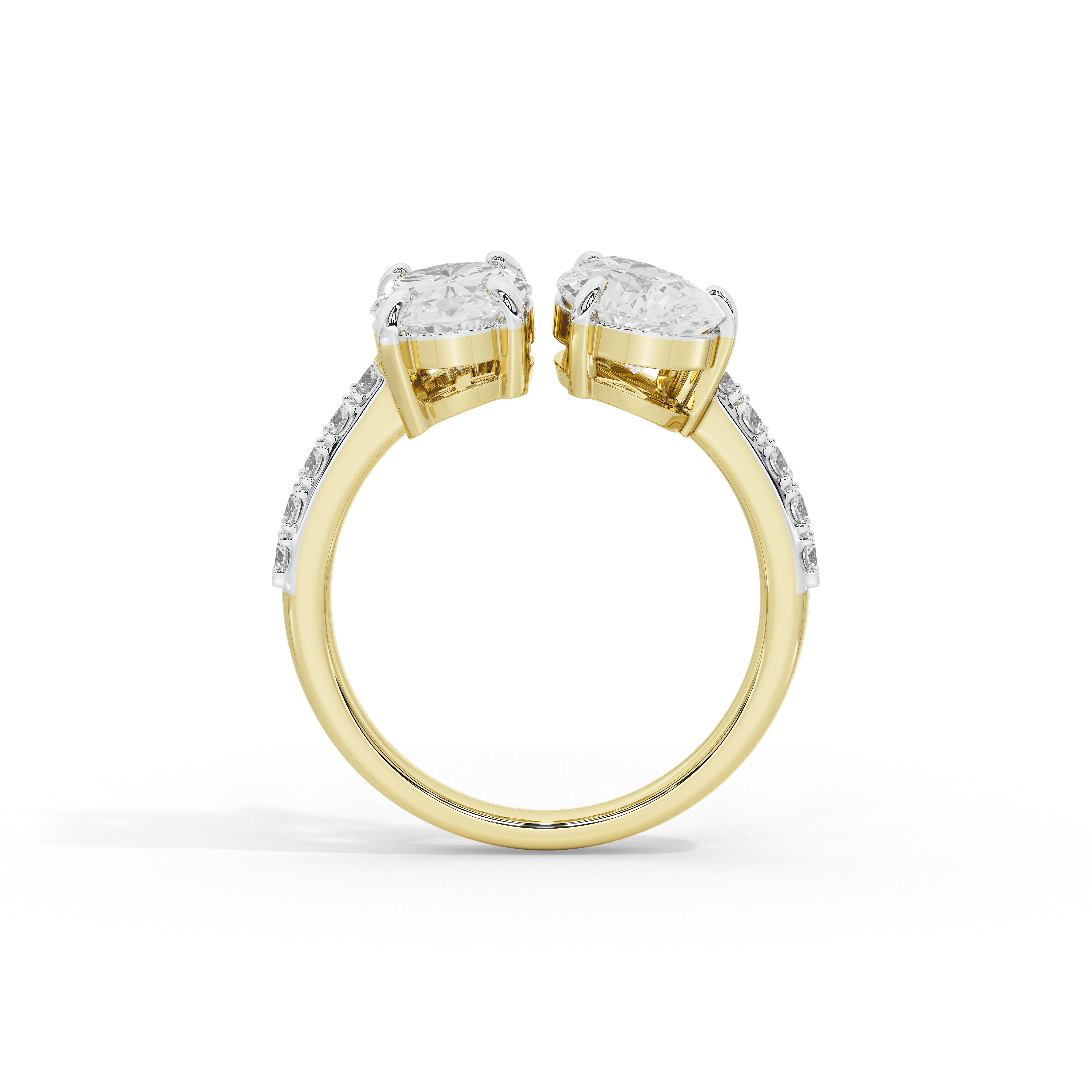 Two shape diamond ring