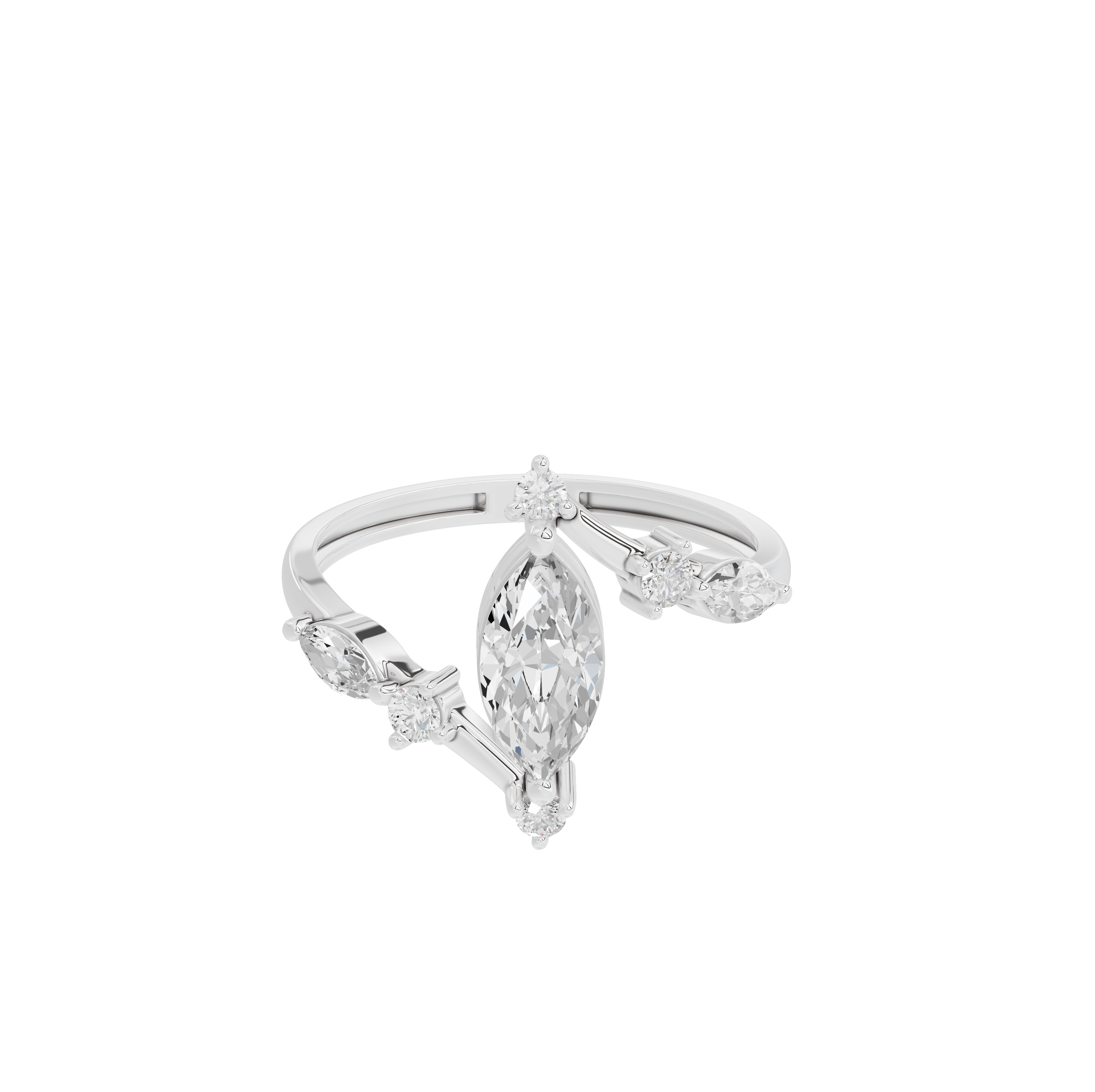 Petal Glimmer Ring