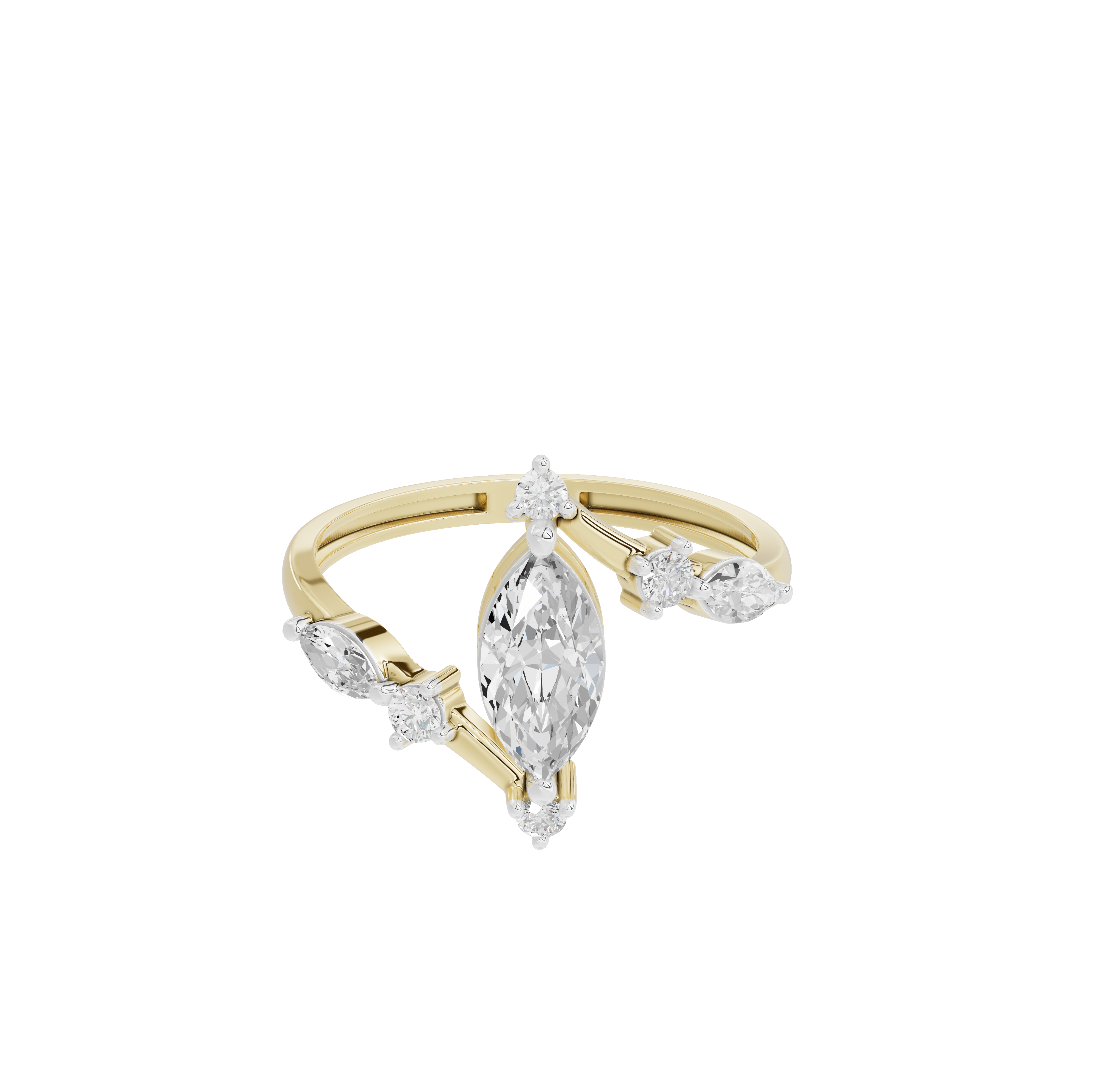 Petal Glimmer Ring