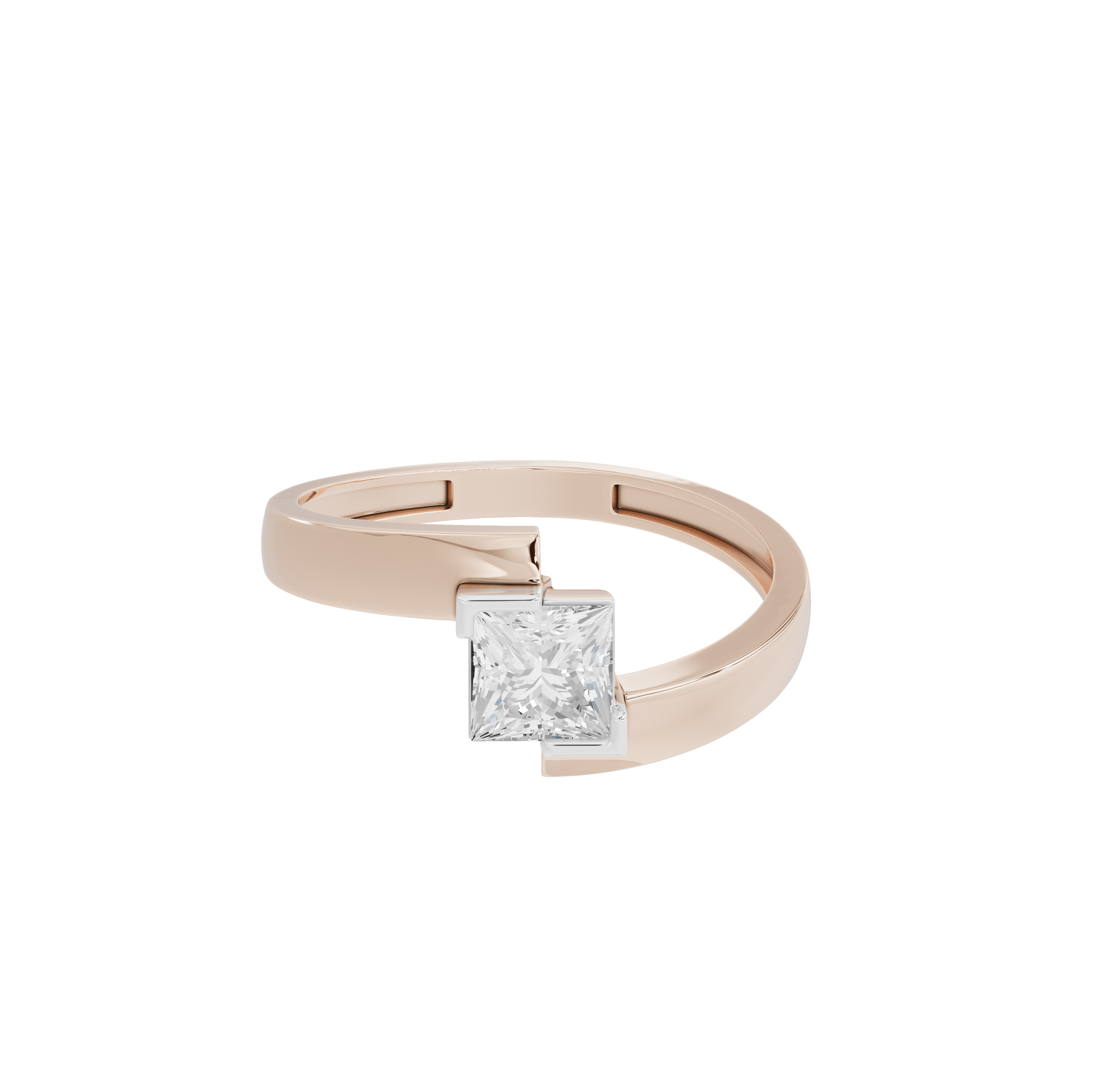 Solitaire Pearl Ring