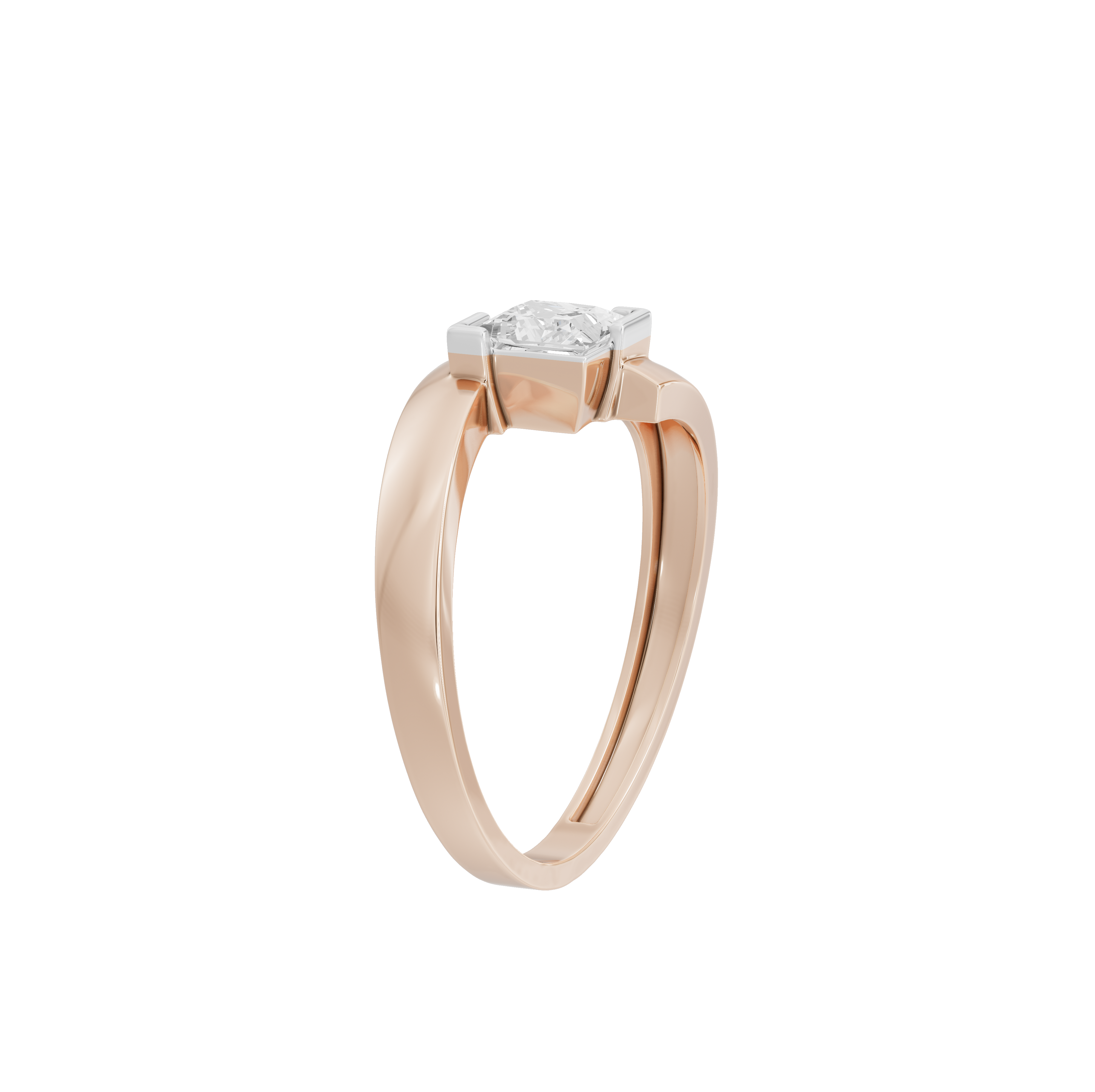 Solitaire Pearl Ring
