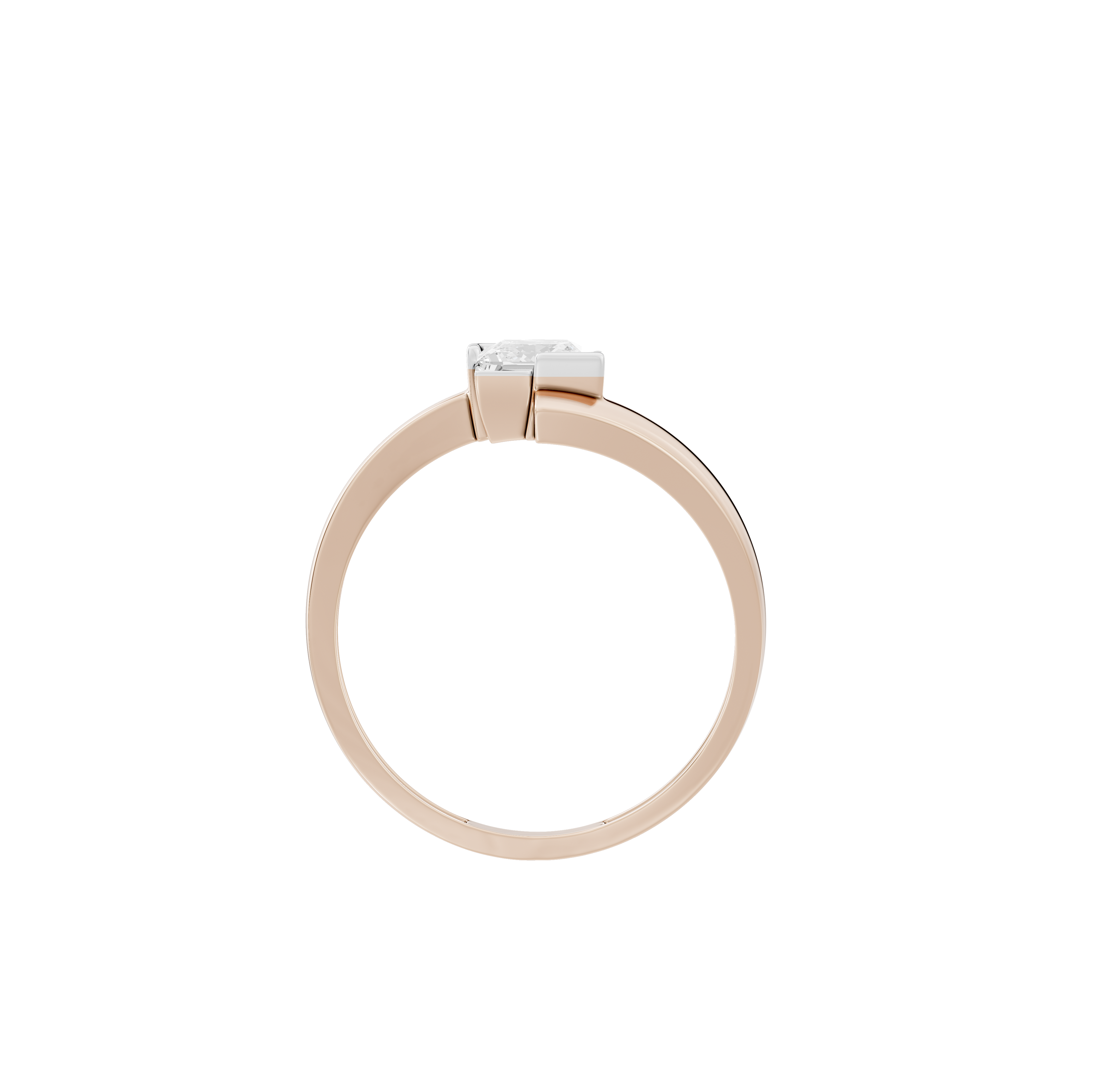 Solitaire Pearl Ring
