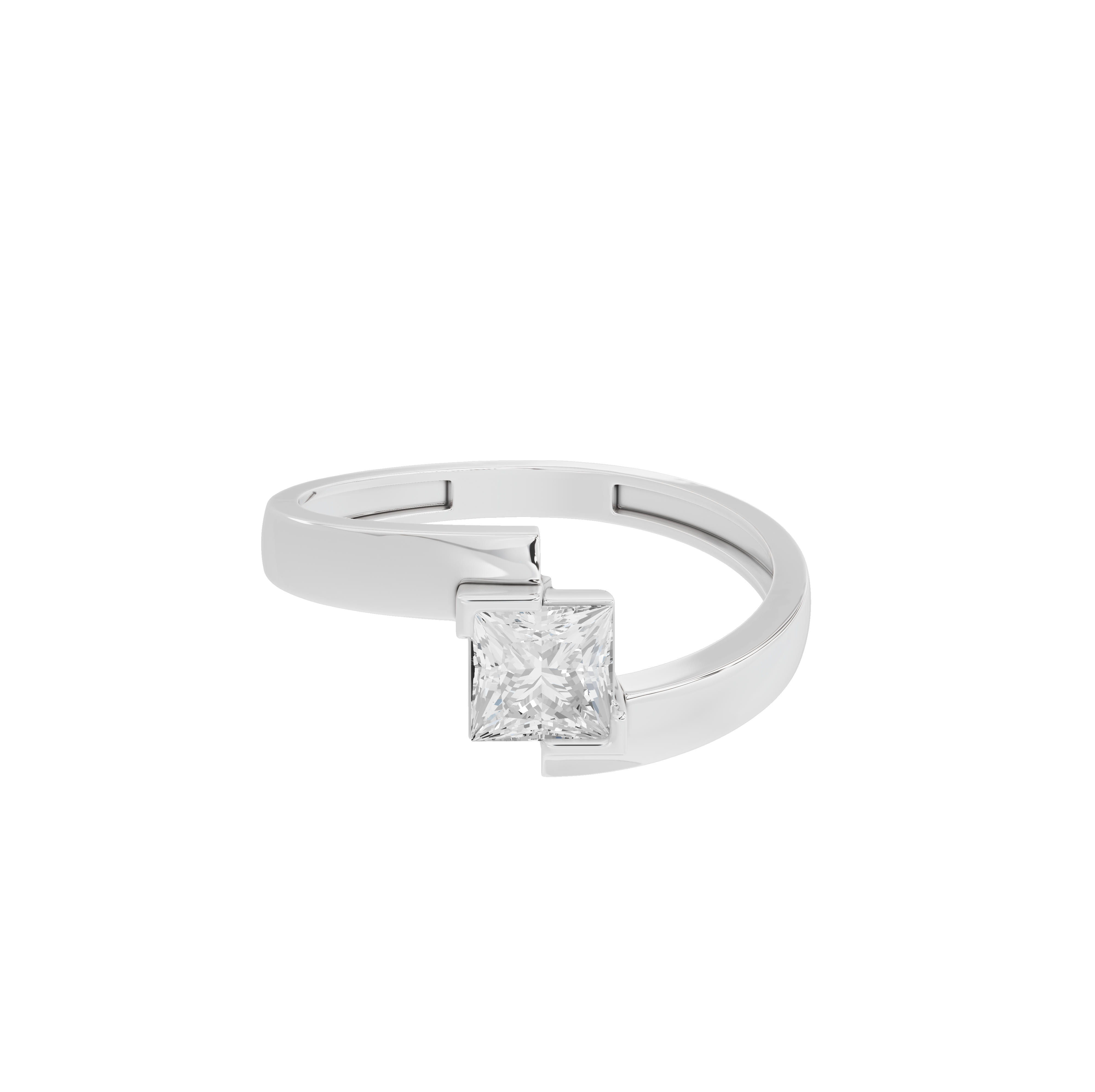 Solitaire Pearl Ring