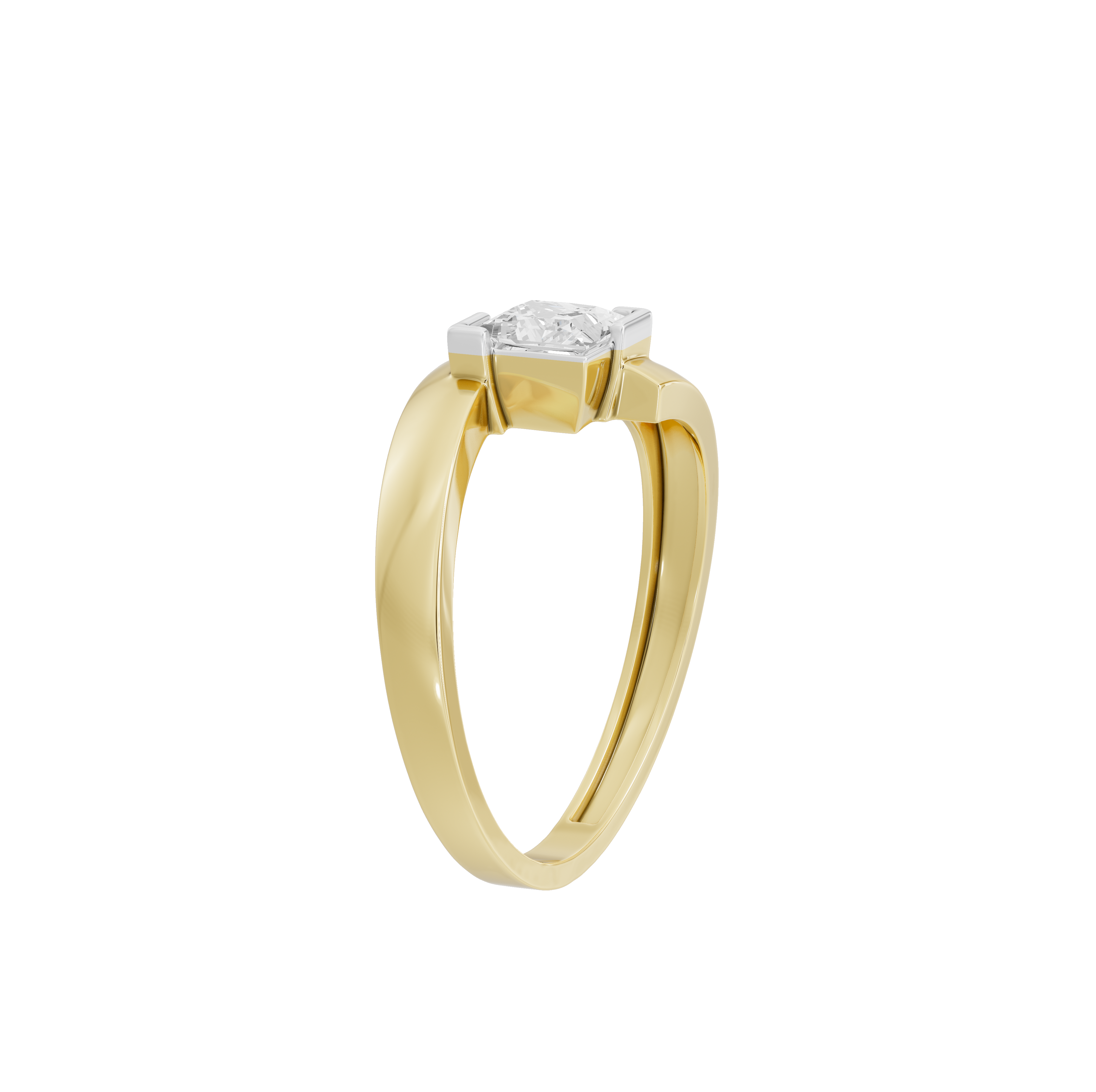 Solitaire Pearl Ring