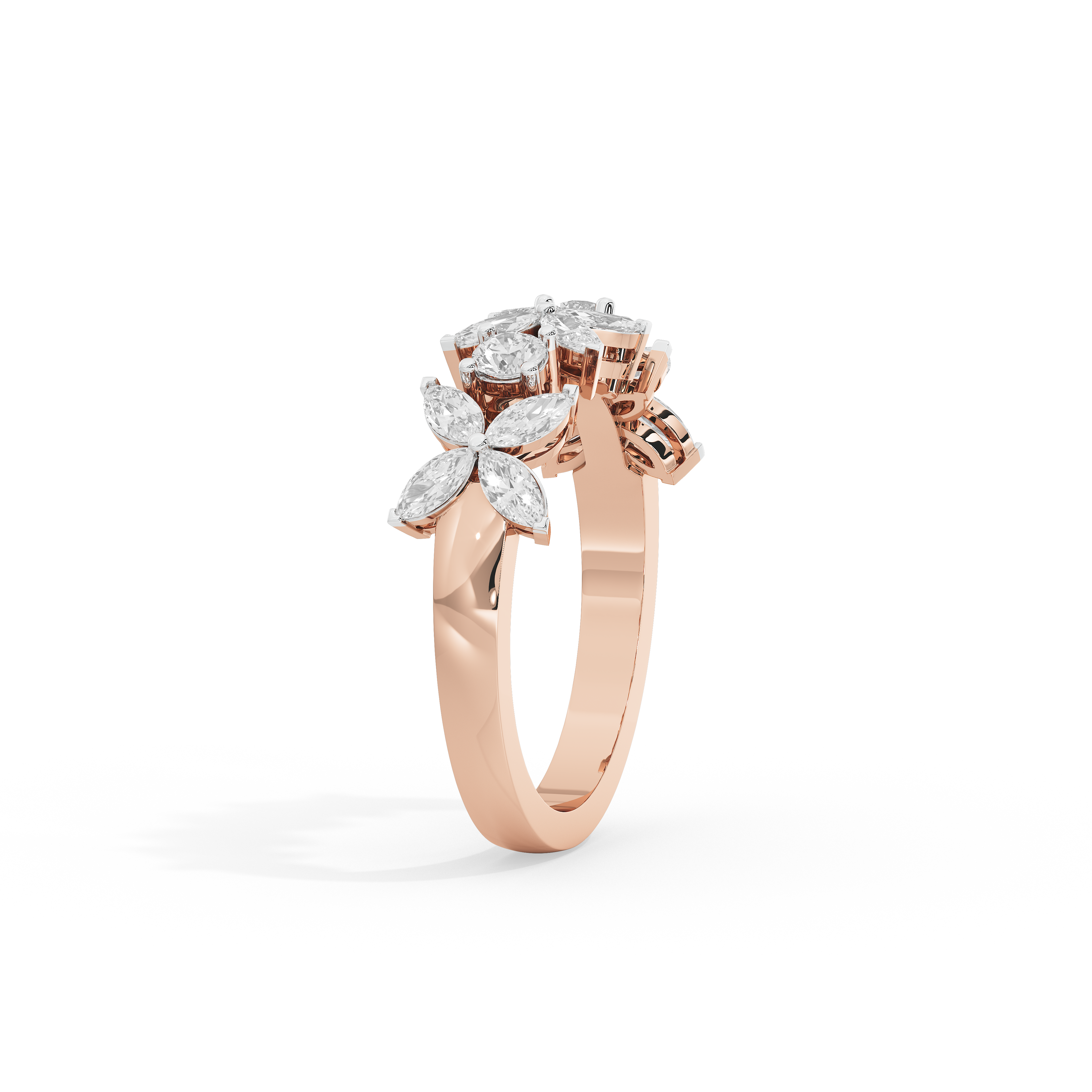Marquise Burst Statement Ring