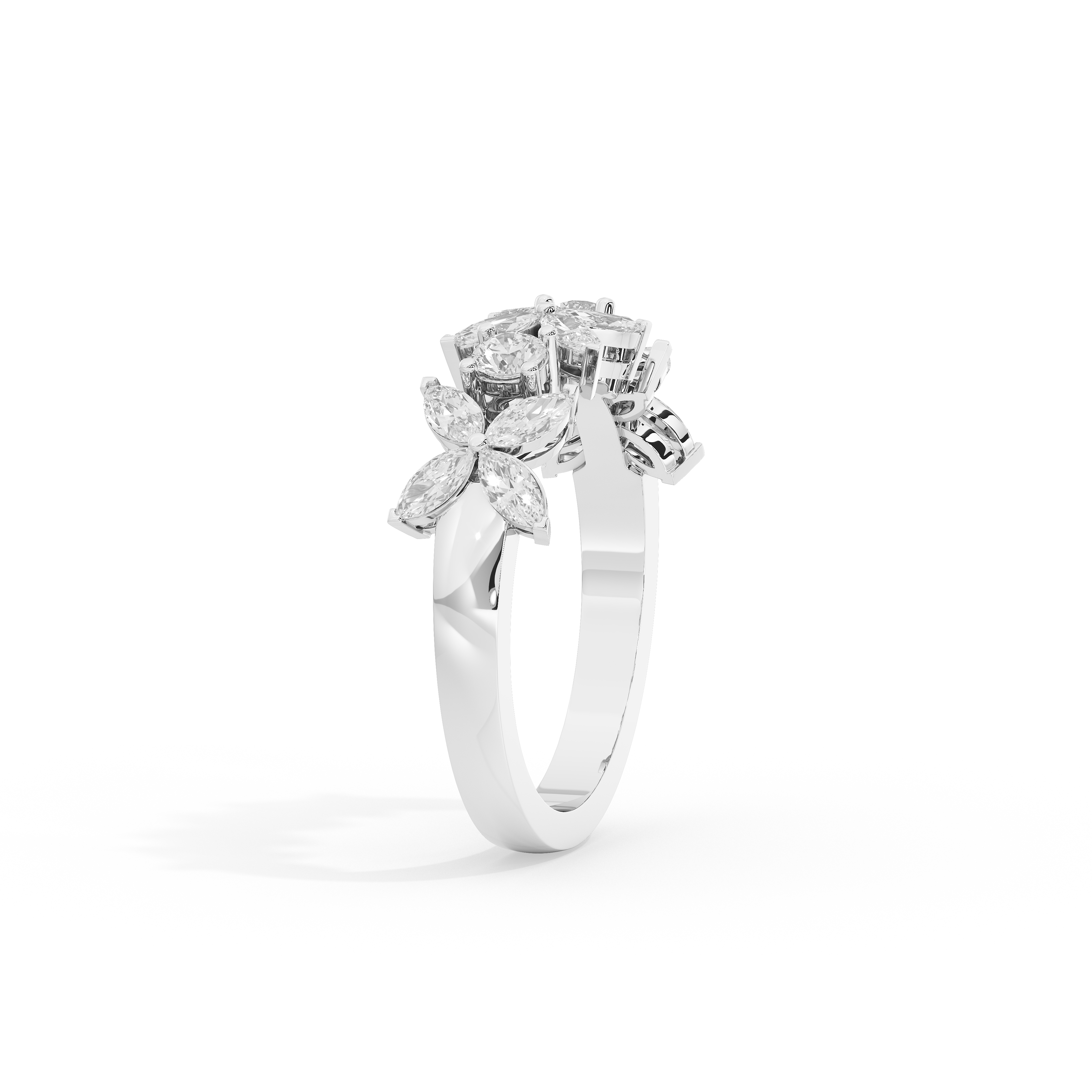 Marquise Burst Statement Ring
