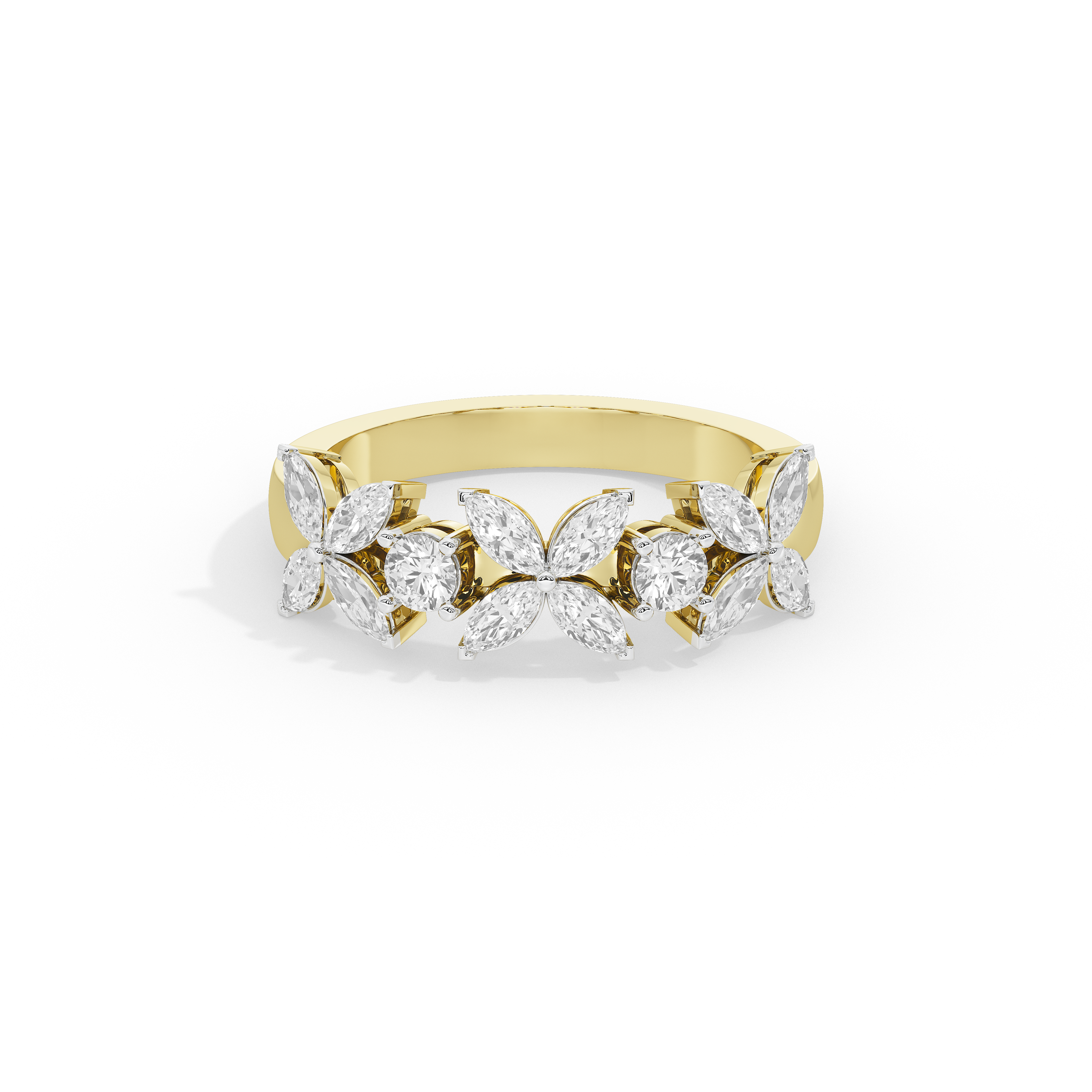 Marquise Burst Statement Ring