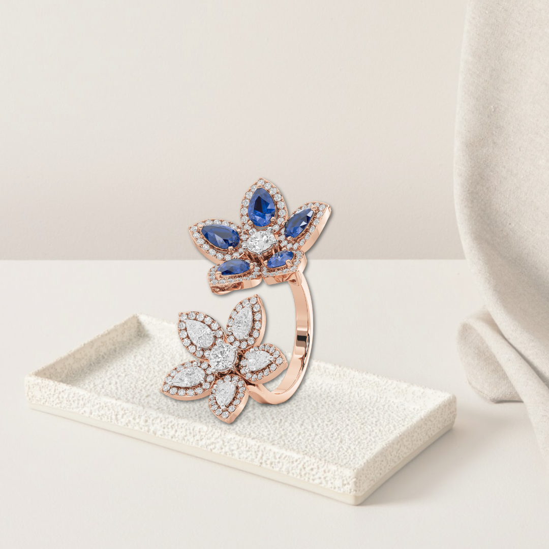 Floral Bloom Cocktail Ring