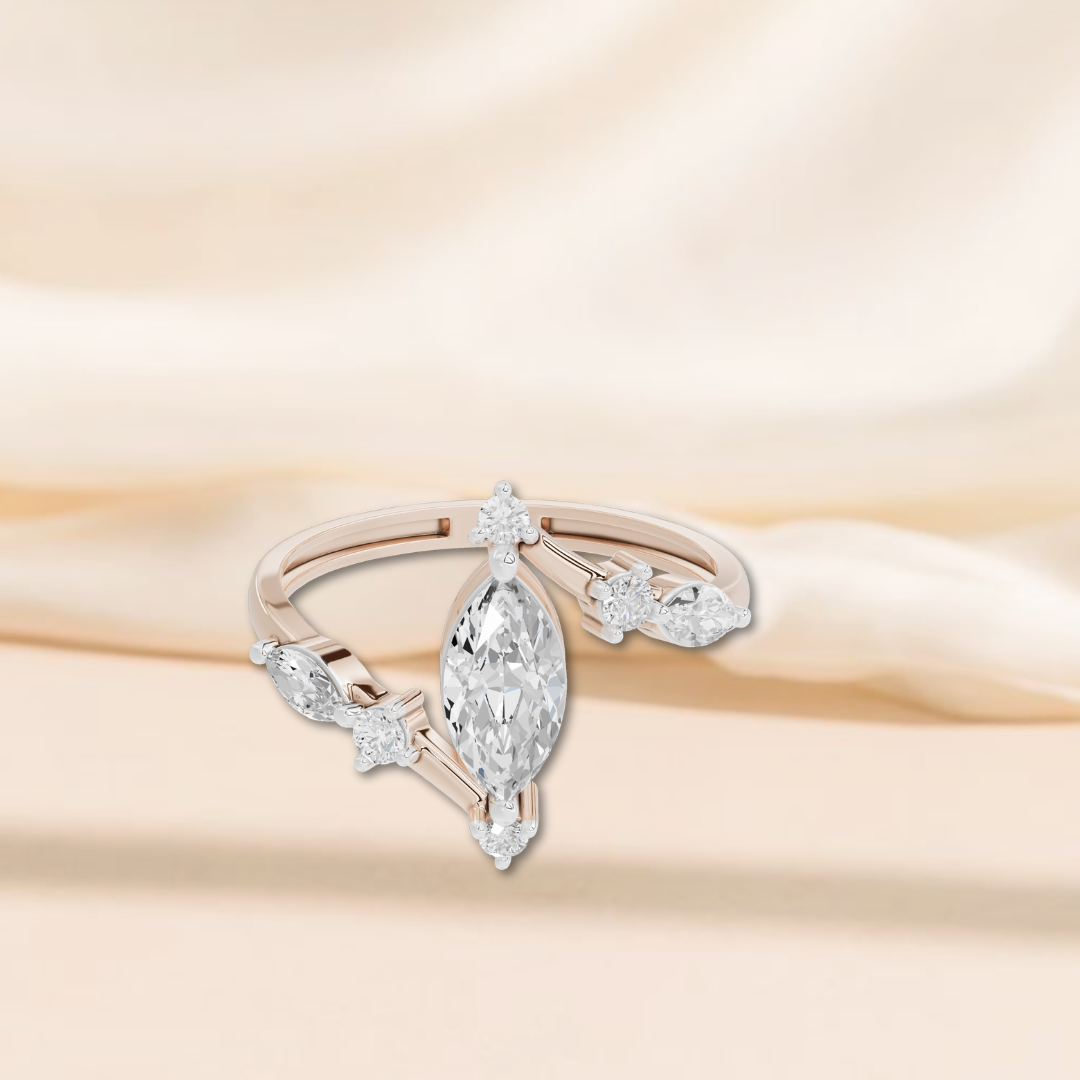 Petal Glimmer Ring