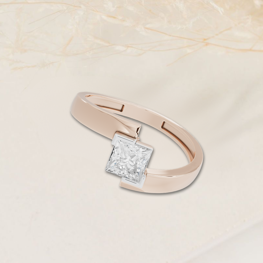 Solitaire Pearl Ring