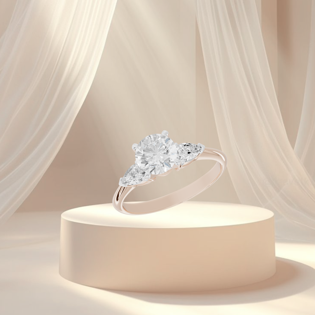 Stardust Curve Ring