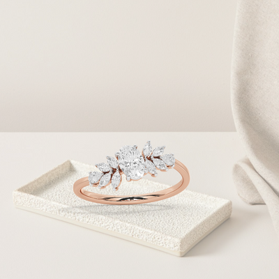 Trio Cut Petite Ring