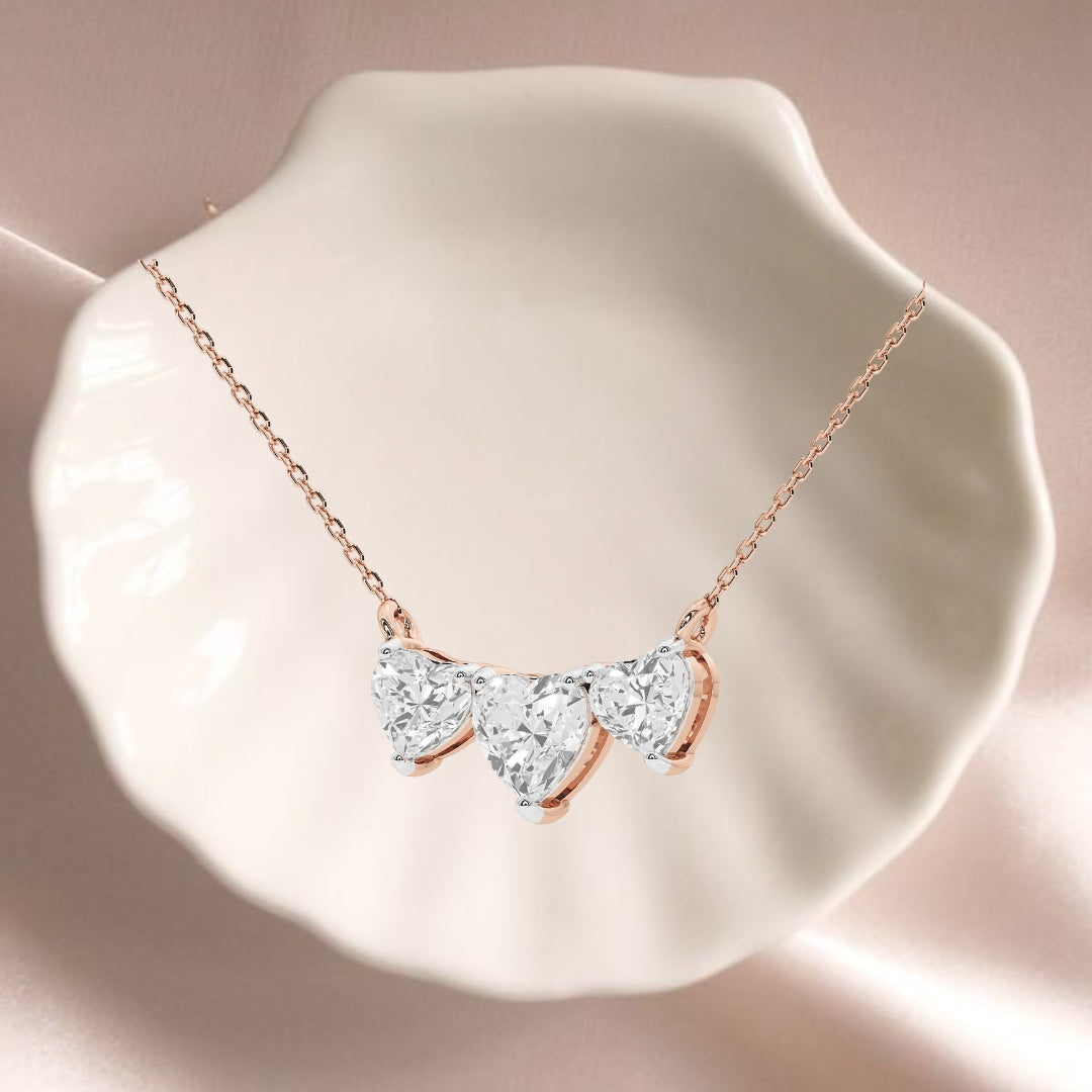 Twin Heartline Pendant